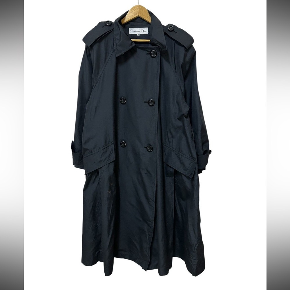 Vintage Christian Dior Double-Breasted Trench Coat